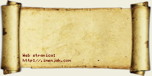 Darinka Rakovac vizit kartica